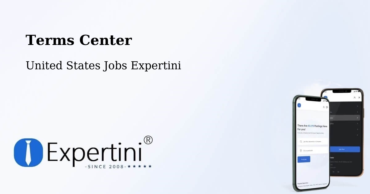 Terms of Service – Bruceton - United States Jobs Expertini